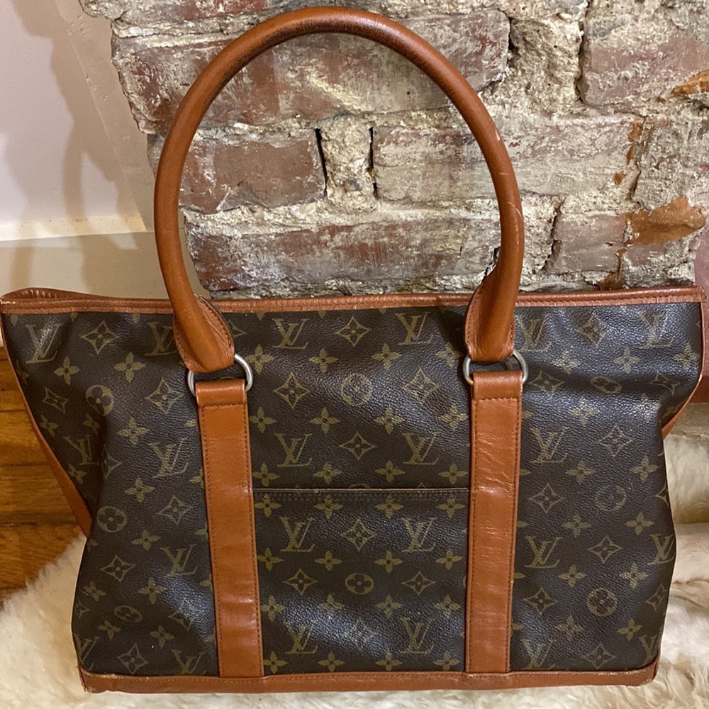 Louis Vuitton vintage 1990’s Sac Weekender Brown Monogram Leather
